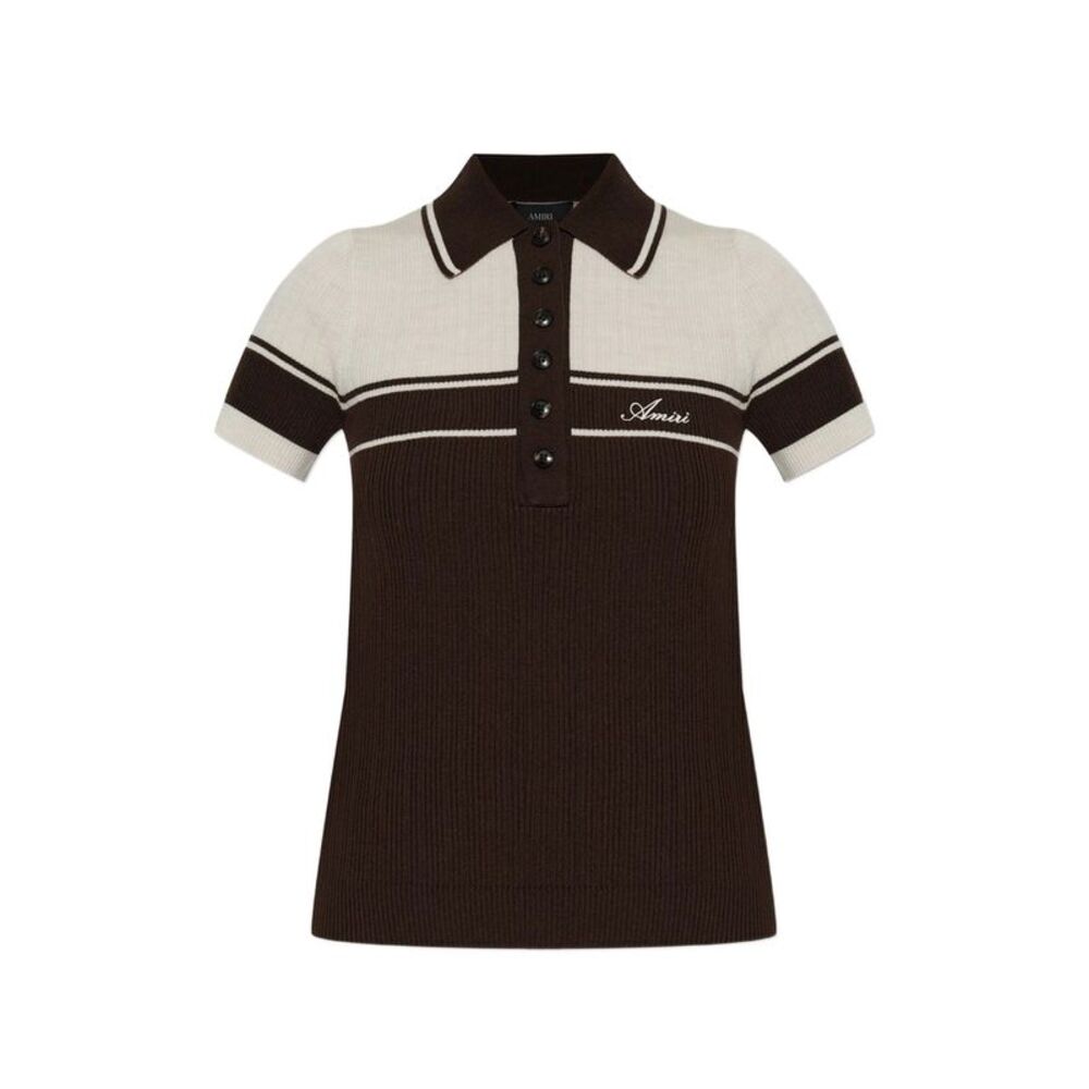 Amiri Brown Tops - Polo Tops Women